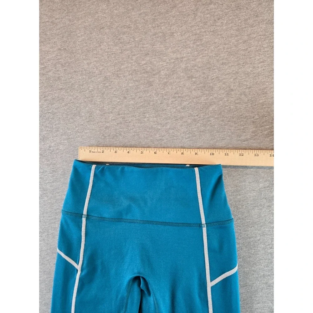 Free People Movement You're A Peach Leggings Women's XS Blue Activewear Gym‎